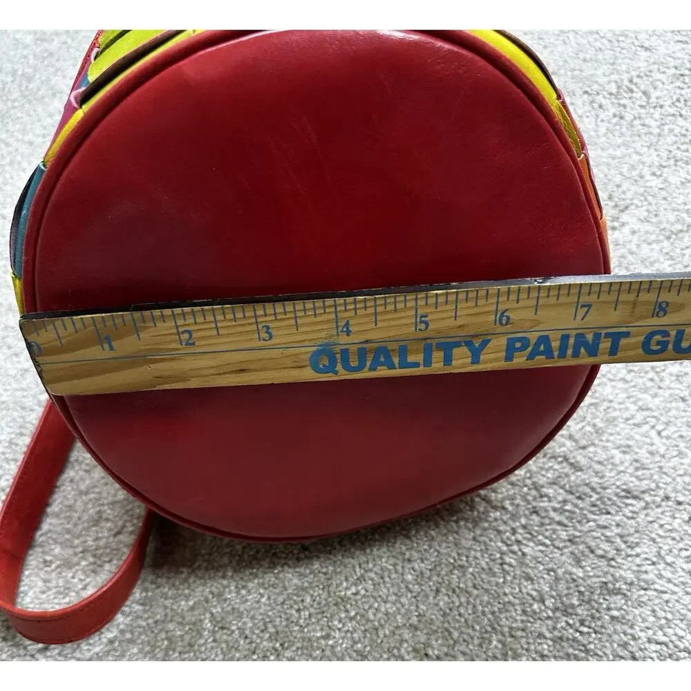 Joseph B Exclusive New York Colorful Woven Bucket Bag Boho Drawstring Crossbody - Picture 6 of 13